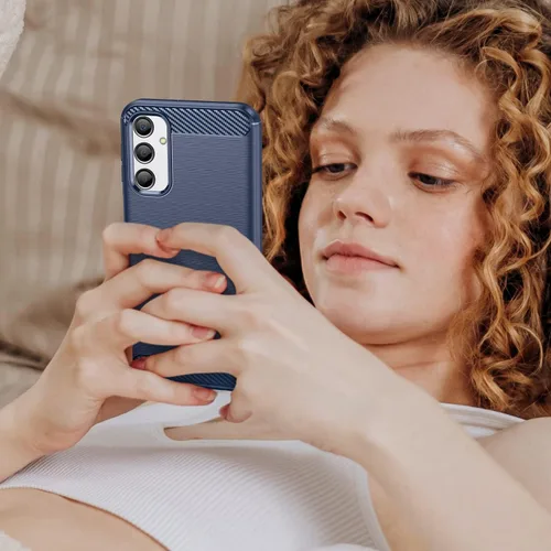 Vista 7 de Funda para Samsung Galaxy A24 4G, con protector de pantalla, absorción de golpes, flexible de goma TPU protectora para A24 4G 2023 de 6.5 pulgadas