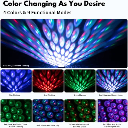 Vista 2 de LuxLumin Luces de techo para automóvil, proyector de estrella USB, luz nocturna, luces interiores ajustables para automóvil, luces LED portátiles