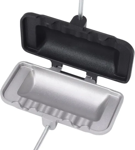 Vista 8 de Sartén para hornear sándwich de doble cara, sartén antiadherente para queso a la parrilla, panqueques, frittatas y tostadas, máquina de sellado