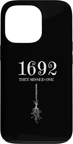 Vista 10 de Funda para iPhone 16 1692 They Missed One Salem Funny Halloween Witch