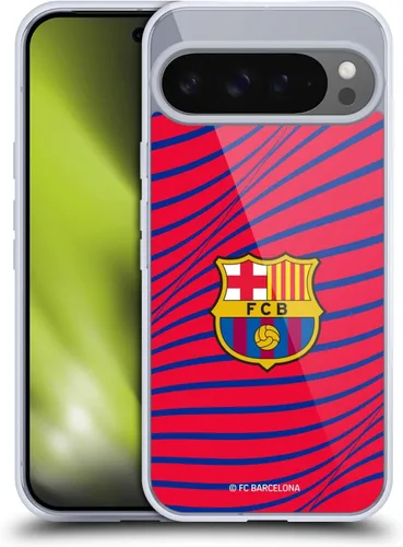 Vista 29 de Head Case Designs Funda de gel con licencia oficial del FC Barcelona Barca Crest Graphics [protección de grado militar] compatible con Google Pixel 3