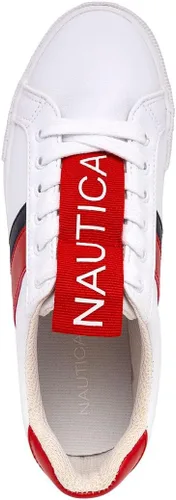Vista 4 de Nautica Zapatos casuales de tenis con cordones para mujer