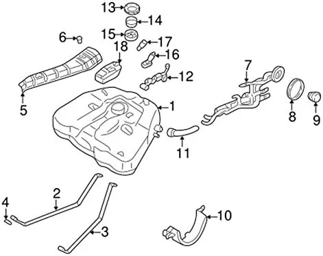 Vista 2 de Nissan 17251-4B001, Tapa del depósito de combustible
