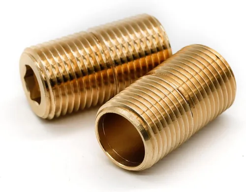 Vista 8 de 1/2" MNPT x 1/2" Male G Brass Pipe Extension Adapter