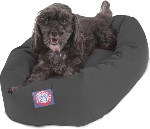 Vista 13 de Majestic Pet Products - Cama en forma de bagel para perro, color caqui, 32 pulgadas