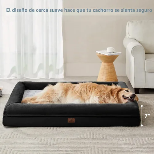 Vista 7 de WNPETHOME Cama extragrande XL para perro, sofá lavable para perro con funda impermeable extraíble, sofá cama grande ortopédica para mascotas