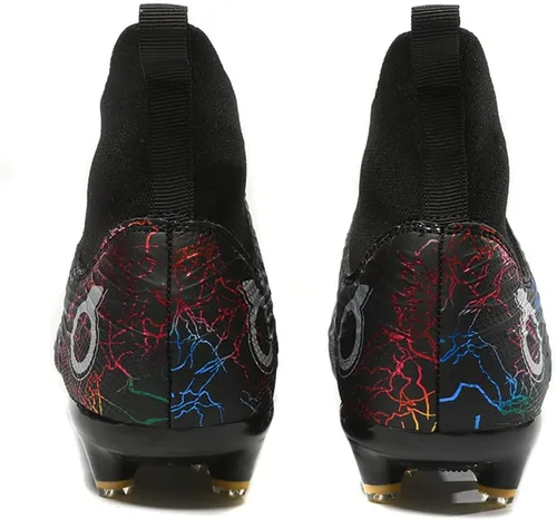 Vista 6 de Tacos de fútbol para hombre, zapatos de fútbol de alta calidad, zapatos de fútbol AG Spike, zapatillas de deporte cómodas para adultos, niños