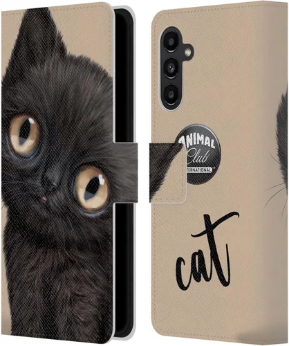 Vista 7 de Head Case Designs Officially Licensed Animal Club International Bat Faces Leather Wallet Case Compatible with Samsung Galaxy A13 5G (2021)