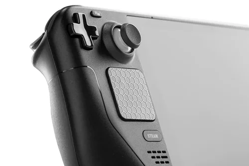 Vista 5 de TouchProtect Steam Deck - Add Style Tactile Feedback and Protect your Steam Decks Trackpads More than just a skin Hex Silver
