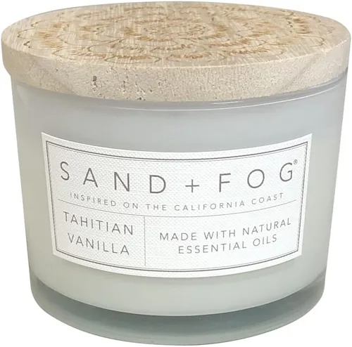Vista 52 de Sand + Fog Vela perfumada - Chai – Aromas adicionales y tamaños – Mecha 100% de algodón sin plomo - Velas de lujo en frasco para refrescar el aire