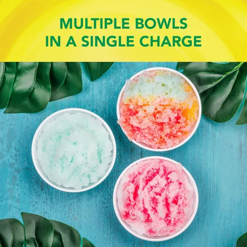 Vista 7 de Yonanas Portable Shaved Ice Machine Cordless and Rechargeable with Hands-Free Operation for Fluffy Snow Cones, Slushies and Frozen Drinks, USB-C