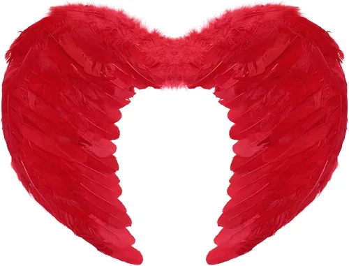 Vista 2 de IMEKIS Disfraces de ángel y diablo para niña bruja Halloween falda alas varita horca diadema de cuerno para cosplay 2-12T