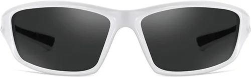 Vista 2 de Lentes de sol polarizados de lectura con lente completa para hombres y mujeres, deportes, conducción, lectura, lentes tintados para lectores Blanco
