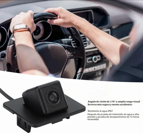 Vista 3 de Cámara CCD de respaldo para 3 Axela 2013?2019, ABS Cámara CCD de visión trasera de coche 170 ° Gran angular IP67 Reemplazo
