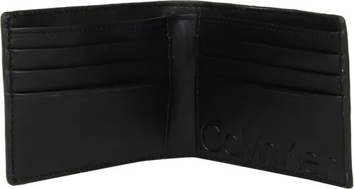 Vista 4 de Calvin Klein - Cartera para hombre con logo grande en relieve
