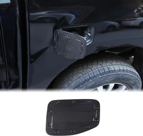 Vista 8 de Cubierta protectora para tanque de combustible de automóvil, accesorios compatibles con Ford Ranger 2015-2022, cubierta de puerta de tanque