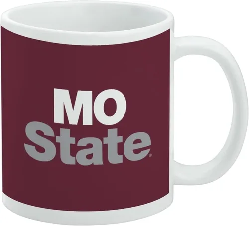 Vista 467 de Taza de cerámica con el logotipo principal de la Universidad Rider, taza de regalo novedosa para café, té y bebidas calientes, 11oz, blanca