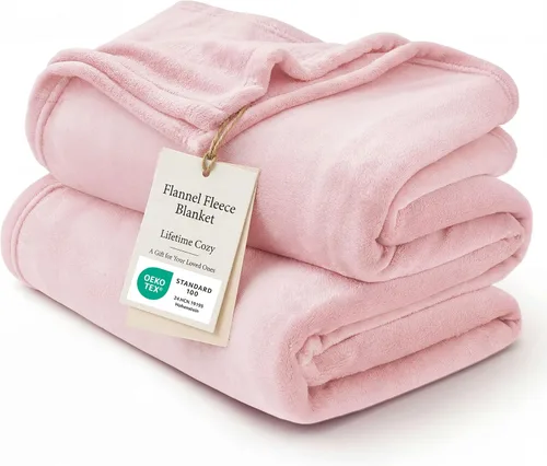 Vista 17 de Bedsure GentleSoft Bedding Manta de Vellón para Niñas y Niños - Mantas Pequeñas Suaves, Acogedoras y Bonitas para Viajes, 43x55 Pulgadas, Blanco