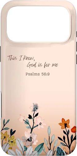 Vista 22 de Psalm 56:9 Case for iPhone 16