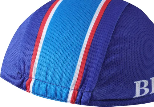Vista 2 de Brooklyn - Gorra de ciclismo retro para usar debajo del casco, forro de casco de ciclismo, transpirable y absorción de sudor