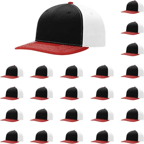 Vista 27 de Richardson 312 Gorra de béisbol ajustable con correa trasera de sarga Paquetes a granel disponibles - Talla única
