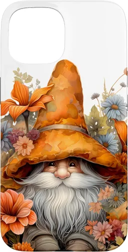 Vista 6 de Happy Fall Gnome Autumn Leaves Case for iPhone 17