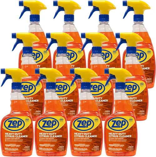 Vista 15 de Zep ZUCIT24 - Desengrasante y limpiador de cítricos de alta resistencia, 24 onzas (caja de 1), elimina aceite, grasa, adhesivo y tierra de cocina