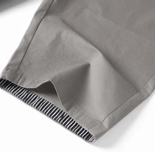 Vista 14 de JustSun Pantalones cortos para hombre, estilo casual, de algodón, con cintura elástica y bolsillos Negro