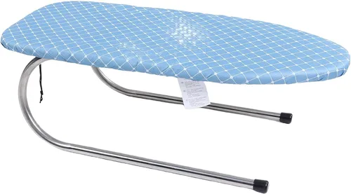 Vista 2 de GLOGLOW Mini tabla de planchar plegable, tabla de planchar con marco de acero inoxidable, funda de algodón extraíble para espacios pequeños