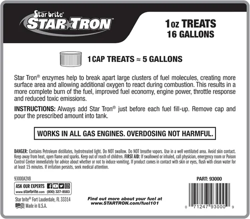 Vista 2 de STAR BRITE Star Tron Tratamiento de combustible enzimático - Gasolina