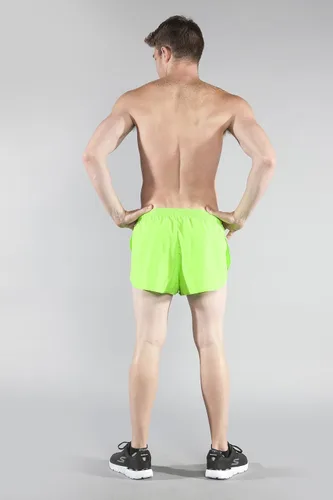 Vista 6 de BOA Elite Split Solid Running Short para hombre (1000B)