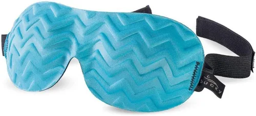 Vista 2 de Bucky Máscara de ojos ultraligera para viajar y dormir, color negro, talla única