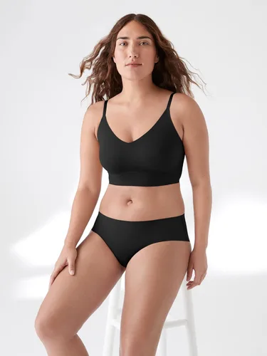 Vista 5 de True & Co Brasier de tirantes ajustables con triángulo para mujer