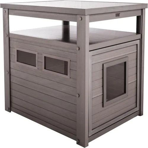 Vista 11 de Caja de aserrín/mesa auxiliar ECOFLEX Litter Loo., Espresso Negro