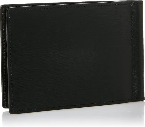 Vista 2 de MONTBLANC Meisterstuck 4810 - Cartera de 6 tarjetas de piel negra con clip para dinero, Negro