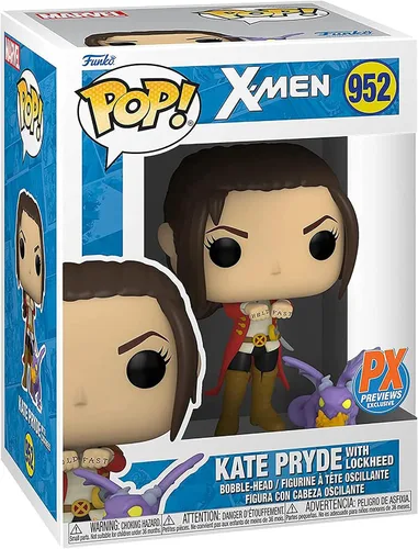 Vista 2 de Figura de vinilo Marvel Funko POP Kate Pryde con Lockheed