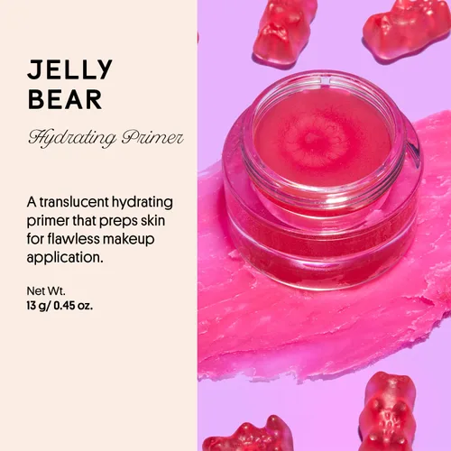 Vista 2 de Winky Lux Jelly Bear - Imprimación hidratante, minimiza los poros y suaviza la piel, maquillaje de agarre, hidratante con ácido hialurónico