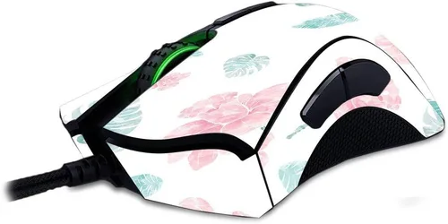 Vista 9 de MightySkins Skin compatible con Razer Deathadder Elite - Blue Petals Funda protectora de vinilo duradera y única Fácil de aplicar, quitar