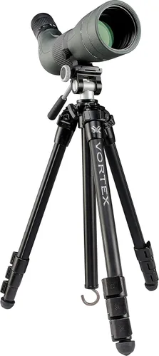 Vista 3 de Vortex Optics Mountain Pass - Kit de trípode - Cabezal panorámico de 2 vías, carga máxima de 22 lb, montaje de cabezal Arca-Swiss - Garantía