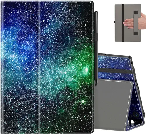 Vista 8 de COOWPS Funda para tableta Amazon Fire HD 10 (13ª/11ª generación, versión 2023/2021) de 10.1" – Funda plegable delgada con función de encendido
