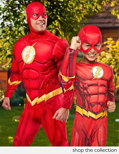 Vista 8 de Rubies at Party City DC Comics Superheroes: The Flash Costume for Kids, Boy's Costume