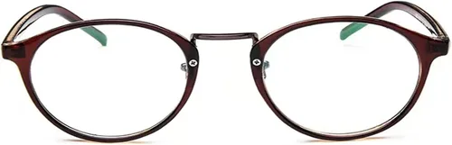 Vista 3 de NUNIYA Gafas de miopía redondas retro TR90, marco de miopía