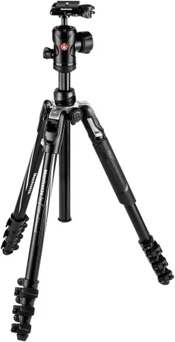 Vista 2 de Manfrotto Befree - Abrazadera avanzada para trípode y smartphone, versión Pro (MCPIXI), negro y placa de liberación rápida para cámaras
