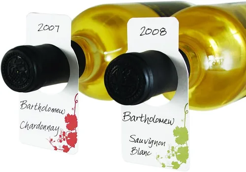 Vista 5 de True Vintner: Etiquetas de bodega, Etiquetas de cuello de botella de vino, Etiquetas de bodega, Etiquetas para botellas de vino, Juego de 50