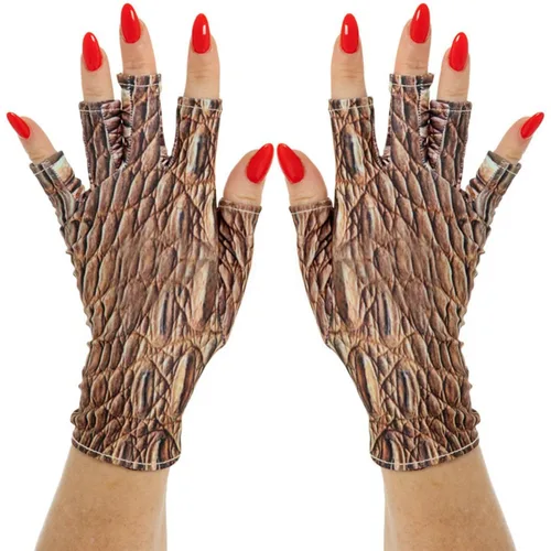 Vista 37 de ManiGlovz - Guantes de uñas originales con protección UPF 50+ UV Manicura de gel y guantes anti UV sin dedos para mujeres Se pueden utilizar
