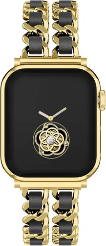 Vista 6 de Gold Watch Bands for Women Compatible with Apple Watch Band 38mm 40mm 41mm 42mm 44mm 45mm 46mm 49mm Adjustable Metal Band Cowboy Steel Chain