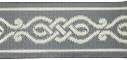 Vista 3 de Muestra 0.27 yardas 2.7 "cinta de jacquard de ajuste de cortinas en espiral para sus cortinas cortinas cortinas bandas cinta de ajuste V1 142 Beige