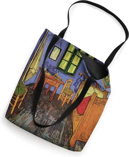 Vista 2 de Vincent's Bedroom in Arles by Vincent van Gogh Bolsa Tote