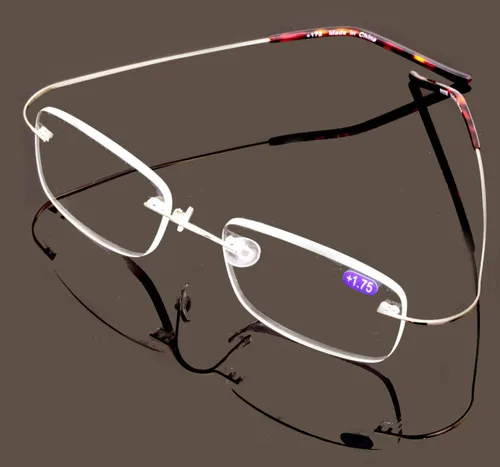 Vista 4 de Lector de alambre sin borde delgado ligero - gafas de lectura flexibles con la capa antirreflectante del AR