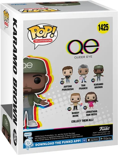 Vista 3 de Funko POP! TV: Queer Eye - Karamo Brown - Figura de vinilo coleccionable - Idea de regalo - Producto oficial - para niños y adultos - Fans